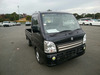 It is a picture of the black suzuki carry  truck in 2022,Sub Photo 1 Stock No.Y057906