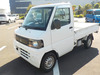 It is a picture of the white mitsubishi minicab truck truck in 2008,Sub Photo 1 Stock No.Y058005