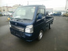 It is a picture of the navy blue suzuki carry  truck in 2019,Sub Photo 1 Stock No.Y058031