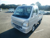 It is a picture of the silver suzuki carry  truck in 2022,Sub Photo 1 Stock No.Y058174